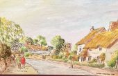 Cossington Village in water colours.jpg